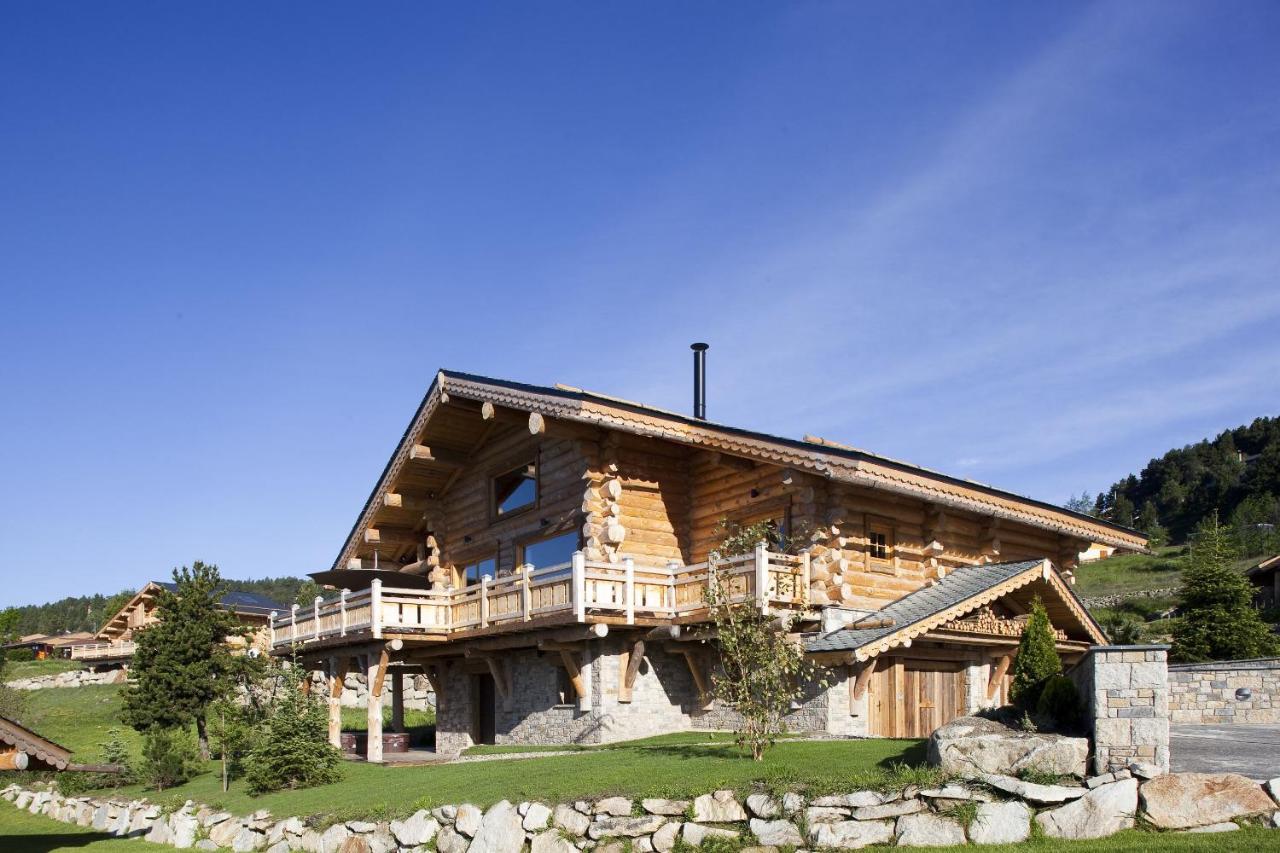 Chalet De Luxe "Lodge Des Sens" - Jacuzzi & Sauna - 12 Pers Bolquere Pyrenees 2000 المظهر الخارجي الصورة